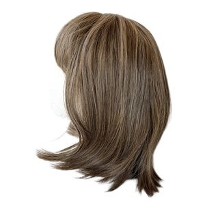 Ashy Light Brown Women's Hair Wig 12”